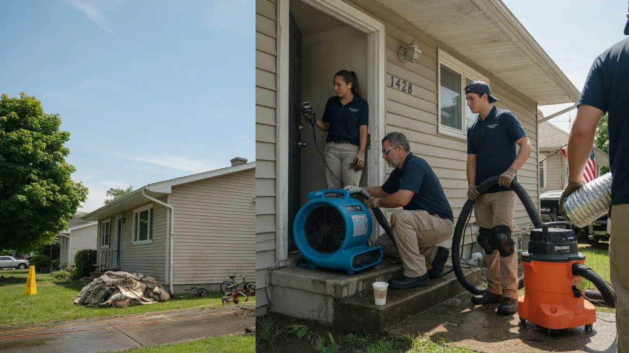 Water Damage Restoration in Roanoke, IL near me